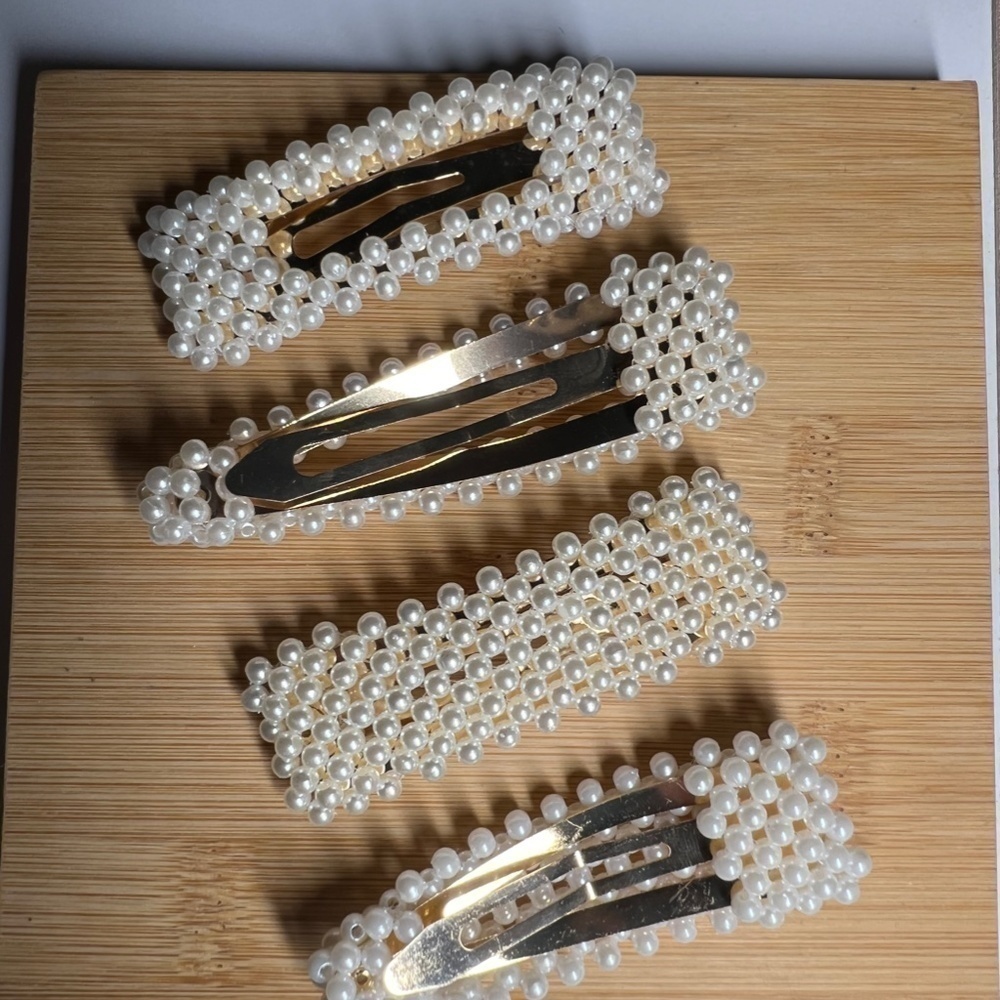 SALE💚 any 3 for $18 💚
 Hair Clips Rectangular Hair Barrette Acrylic - Picture 3 of 3